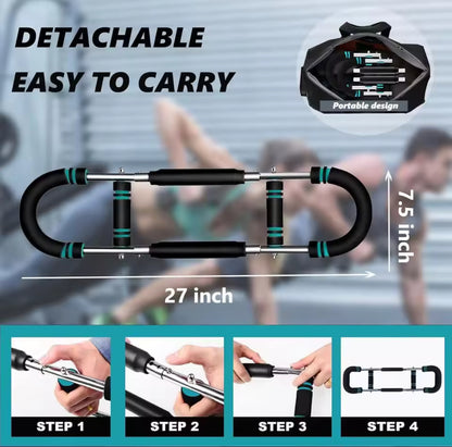 Adjustable Resistance Twister Arm & Chest Trainer - Portable Home/Office Workout